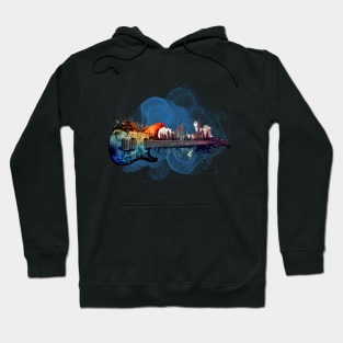 Guitar Player Gift Music Lover Gift Hoodie